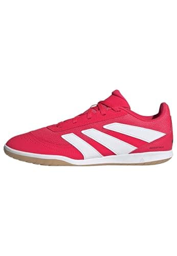 Image of adidas Unisex Predator Club Sala Indoor Football Boots, Lucid red/FTWR White/core Black, 9 UK