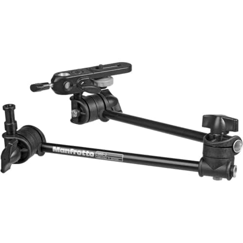Image of Manfrotto 196B-2 Single Arm 2 Section with Camera Bracket, Black