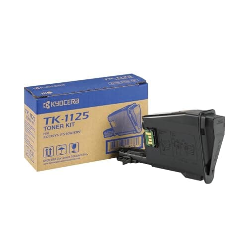 Image of Kyocera TK-1125 Toner Black, 2,100 Pages, Original Premium Printer Cartridge 1T02M70NLV compatible with ECOSYS FS-1061DN, FS-1325MFP