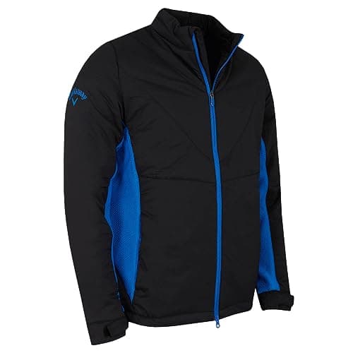 Image of Callaway Golf Mens Mixed Media Insulated Jacket - Caviar - XXL