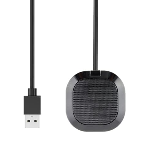 Image of Snorvixre USB Conference Microphone 360 Degree Omnidirectional Pickup Condenser Computer Mic Desktop Enduring Desktop USB Conference