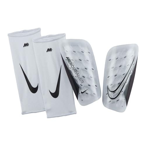 Image of NIKE DN3611-100 NK MERC LITE - FA22 Shin guards Unisex Adult WHITE/WHITE/BLACK Size XS