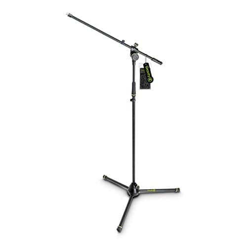 Image of Gravity MS 4321 B - Microphone Stand with Folding Tripod Base and 2-Point Adjustment Boom