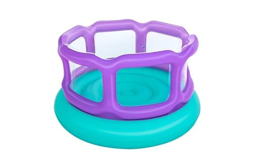 Image of Bestway | Kids Laugh 'n Leap Kids Inflatable Bouncer, Bouncy Castle with Built-In Trampoline