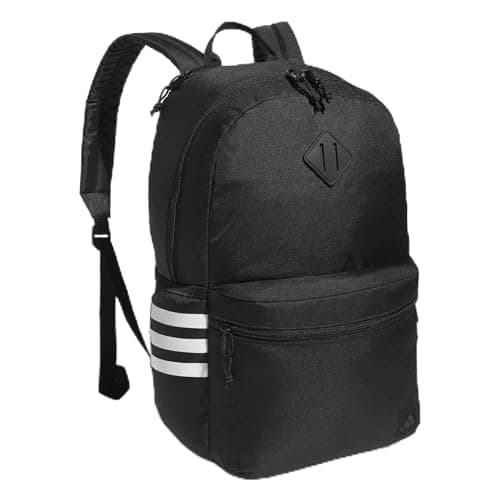 Image of adidas 3-Stripe Classic Backpack for Men and Women, Bag with Laptop Sleeve, Black/5.0, One Size