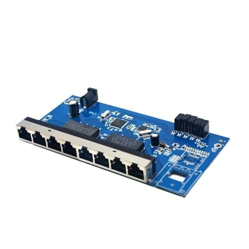 Image of OSHZIKJII 100Meter Fiber Optic Converter 1 s-f.p 8 RJ45 Optical Network Optics Transciever Equipment Fibre Transceiver(With B Module 20km)