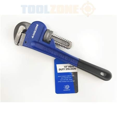 Image of Toolzone 250mm (10") Heavy Duty Stilsons Pipe Wrench