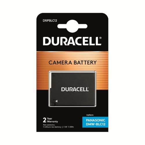Image of Duracell DMW BLC12 Replacement Battery for Panasonic Digital Camera
