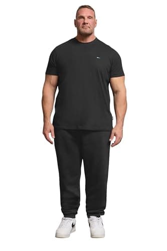 Image of BadRhino Big & Tall Essential Joggers - Men's - Plus Size Curve Black