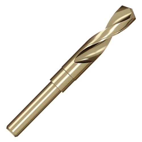 Image of Meccion HSS Cobalt Drill Bit 17.5mm Reduced Shank Twist Drill Bit for Metal, Stainless Steel, Aluminium, Wood, Plastic, Non-Ferrous Etc.
