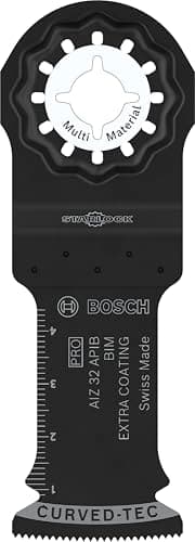 Image of Bosch 1x PRO Multi Material AIZ 32 APIB Multitool Blade (for Wood with Nails, Metal Sandwich, Width 32 mm, Professional Accessory Multitool)