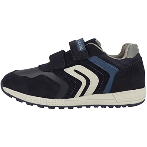Image of Geox Boys J Alben Boy Sneakers, Navy Dk Avio, 2.5 UK Child