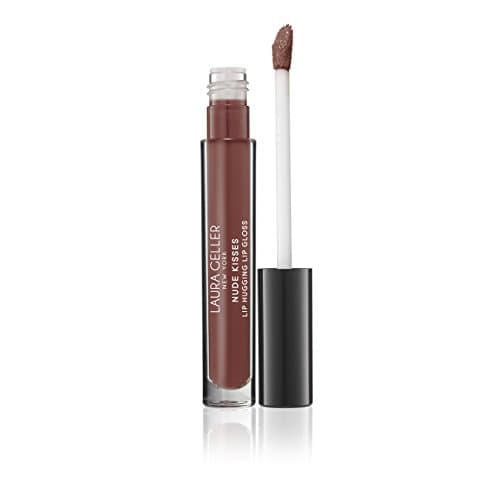 Image of LAURA GELLER NEW YORK Nude Kisses Lip Hugging Lip Gloss - Non-Sticky Finish, Ultra Creamy, High Shine Lip Moisturizer with Vitamin E and Shea Butter, Cocoa-Nut, 2.9 ml