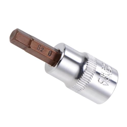 Image of CoCud Hex Impact Bit Socket, 3/8" Drive x 6mm S2 Steel CR-V Quick Change Hex Socket Impact Bit Screwdriver Sockets Adapter - (Applications: for Fastening Screws), 1-Pieces
