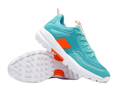 Image of GRAYS AeroCage X Hockey Shoe - Adult (Teal, UK Footwear Size System, Adult, Men, Numeric, Medium, 6.5)