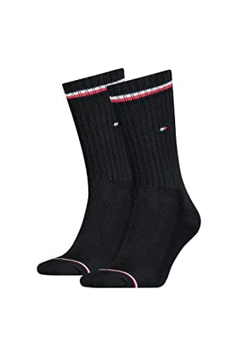 Image of Tommy Hilfiger Mens Classic CLSSC SOCK, Black, 6-8 UK