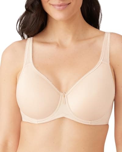 Image of Wacoal Women's Basic Beauty Contour T-Shirt Bra, Sand, 30E