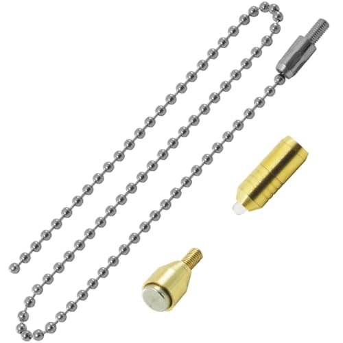 Image of C.K MightyRods Cable Rods 3pc Accessory Pack, Magnet, Torch Light and Chain for Electric Wire Puller, Electrical Cable Access, Magnetic Tool, Pulling Rods for Electrician, Electricians Tools, CK T5441