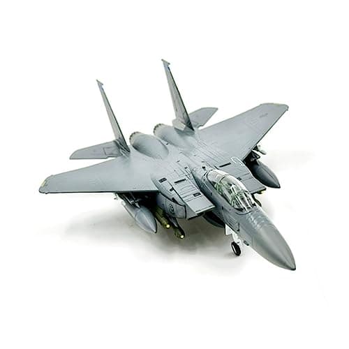 Image of SHOUXI Vintage Classics Aircraft 1/100 Scale Model Toy F-15E F15 F-15 Strike Eagle Fighter USAF Diecast Metal Plane Model Toy For