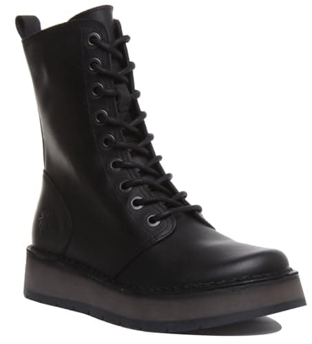 Image of Fly London Womens Rami043fly Mid Calf Boot, Black, 5 UK
