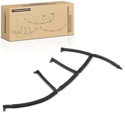 Image of Frankberg Fuel Injector Return Pipe Leak Off Compatible with Golf VI 5K1 Passa.t Variant 365 Golf Plus 521 5M1 Fabia II 542 Ibiza IV 6J5 6P1 Yeti 5L Replace# 03L130235AN