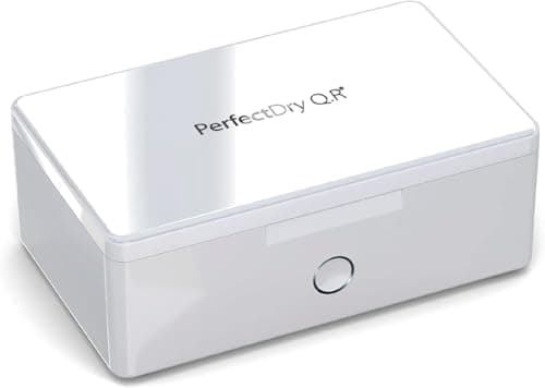 Image of Audinell PerfectDry Q.R. - Electronic Hearing Aid Drying Box - Fast 45 min - With Fan - Dehumidifier and Drying Box Hearing Aid - Eliminates Sweat and