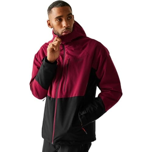 Image of Regatta Mens Highton Puffer Jacket Waterproof Stretch Insulated Padded Winter Coat