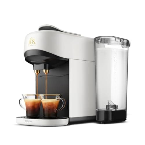 Image of Philips L’OR BARISTA Absolu Capsule Coffee Machine – 19 Bar System, Dual Capsule Recognition, Enjoy Over Ice, Intensity Boost, XXL Capsules Compatible, Satin White (LM9512/00)