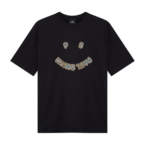 Image of Paul Smith PS Happy T-Shirt Colour : Black, Size : Large