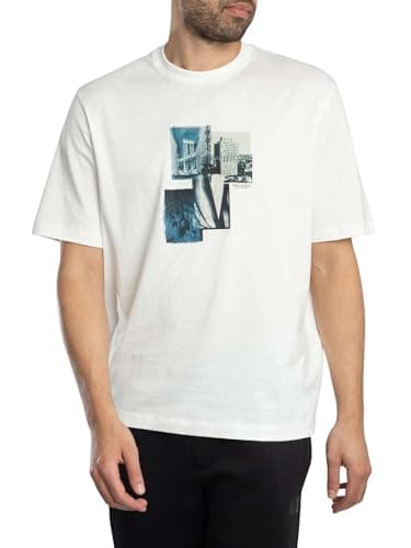 Image of Armani Exchange Men's City Graphic T-Shirt, Off White, XL