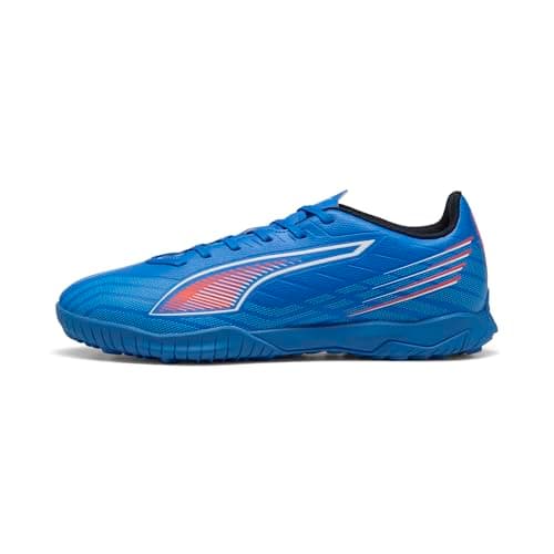 Image of Puma Unisex Ultra 6 Play Turf Football Boots, Ultra Blue-Puma White-Glowing Red, 10 UK