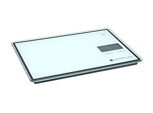 Image of MasterClass Digital Kitchen Scales with Touchless Tare in Gift Box, Plastic, White, 23 x 15 cm