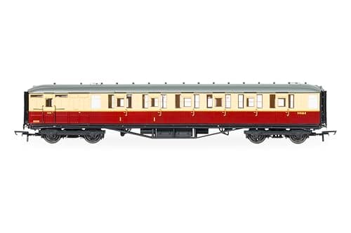Image of Hornby R40460 BR Gresley Corridor Crimson and cream Composite Brake E9126E