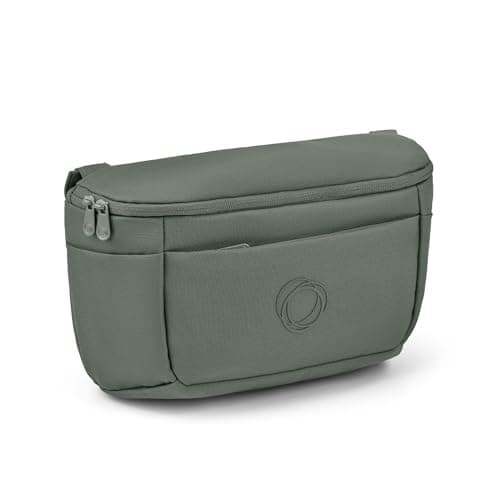 Image of Bugaboo Multi-Pocket Compact Pushchair Organiser with Easy Access Pockets, Must-Have Accessory for All Baby Essentials in Forest Green