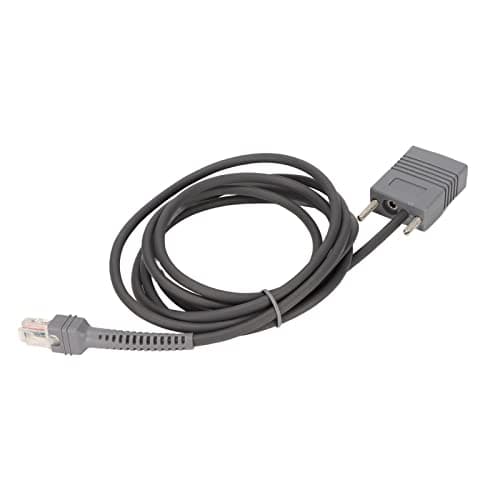 Image of RS232 Serial Cable for Symbol LS1203 LS2208 LS4208 Barcode Scanners, RJ45 to RS232 Serial Cable with PVC Jacket, 2 Meter Plug and Play Cable for POS Systems and Retail