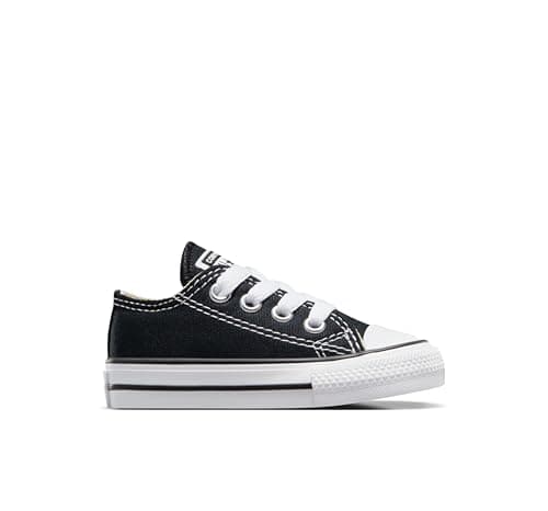 Image of Converse All Star Low Infant Trainers Black White - 9 Infant UK
