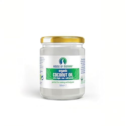 Image of House of Monara Organic Extra Virgin Coconut Oil Pure, Raw and Cold Pressed 500 ml