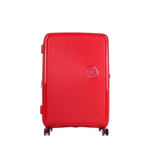 Image of American Tourister Soundbox - Hard Shell Suitcase 67 cm Medium - Trolley Suitcase with 4 wheels, TSA Lock, Expandable & Light - 71.5/81 L - Red (Coral Red)