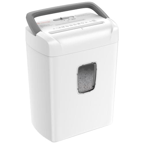 Image of Bonsaii 12-Sheet Cross-Cut Shredder with CD & Credit Card Slot - P4 Security (5x25mm), 21L Bin, REV Mode for Jam Clearance, Overheat Protection - Ideal for Home Heavy Duty & Office Use, C243-A