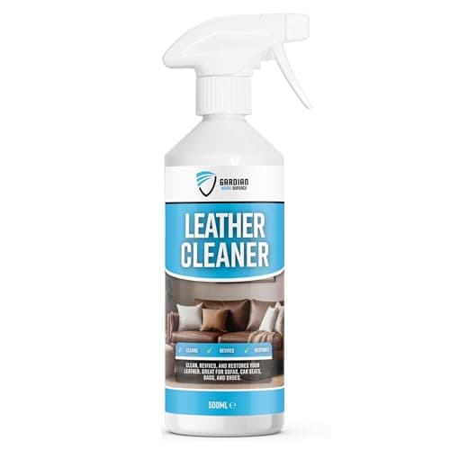 Image of Gardian Defence Leather Cleaner Spray 500ml - Powerful Leather Cleaner for Sofas, Leather Sofa Cleaner, Safe Deep Clean for Furniture, Car Seats, Bags and Shoes