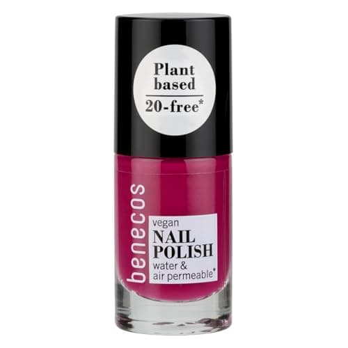 Image of Benecos Natural Cosmetics - Nail Polish - 8FREE - water permeable - 5ml - wild orchid