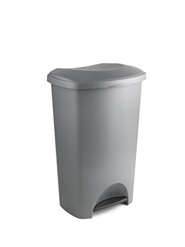Image of Addis 50ltr Pedal Bin, Grey Metallic, 518120