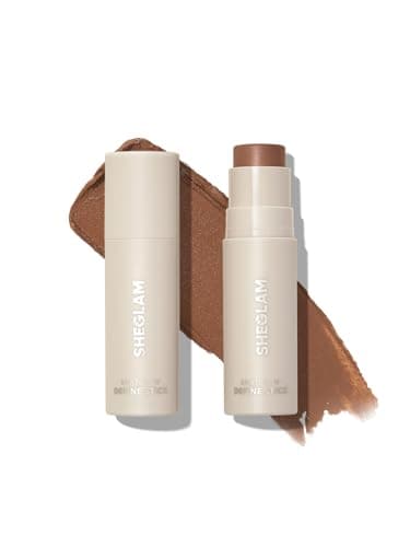 Image of SHEGLAM Snatch 'n' Define Cream Contour Stick Long Lasting Highly Pigmented Sweat Proof Face Bronzer Makeup - Earthy Sepia