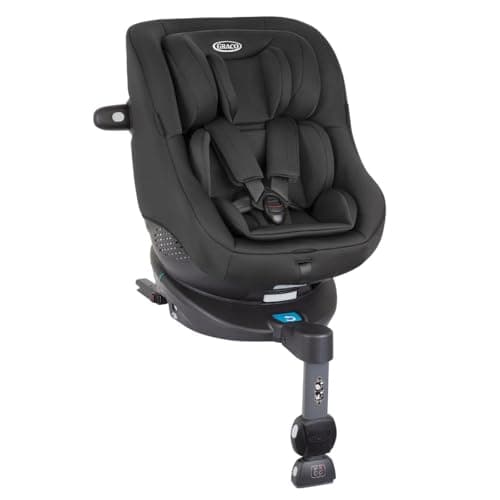 Image of Graco Turn2Me i-Size R129 ISOFIX 360° Rotating Car Seat, Rearward facing for longer from birth to approx. 4 years (40-105cm). Forward facing from 15 months to approx. 4 years (76-105cm), Midnight