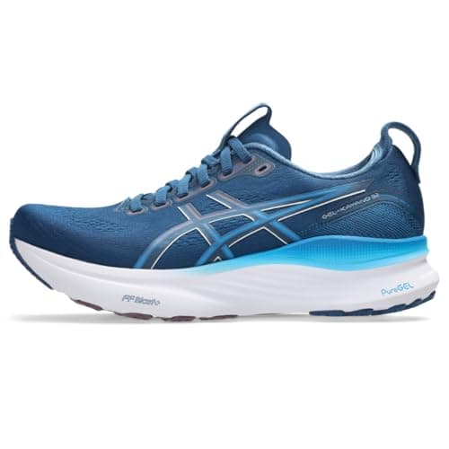 Image of ASICS Women's Gel-Kayano 32 Running Shoes, Twilight Blue/Velvet Purple, 7.5 UK
