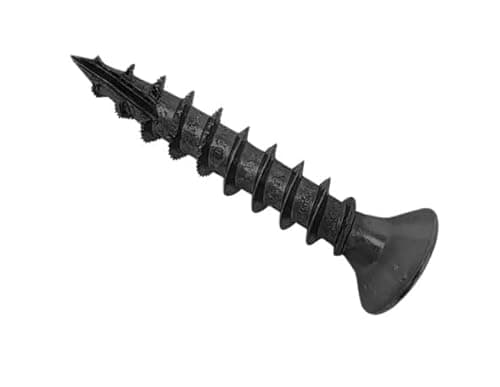 Image of Forgefix Spectre™ PZ Compatible Advance Multi-purpose Wood Screw 4.0 x 25mm Box 200, black coated finish for excellent resistance to corrosion