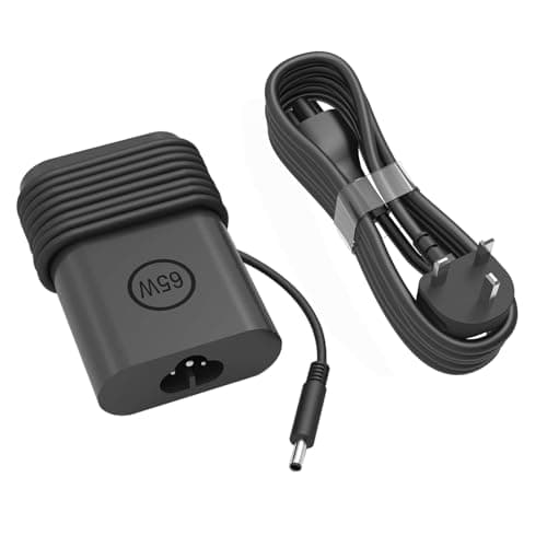 Image of Riabwwox 65W Charger Compatible with Dell Laptop Charger Inspiron 15 14 13 17 3000 5000 7000 3501 3505 3511 3793 5567 5590 5570 7460 Latitude 3520 3510 3410 3420 3440 3450 3340 Adapter Power 4.5 X 3mm