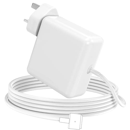 Image of 85W Mac Book Pro Charger, Replacement T-Tip Fast Magnetic Charger Compatible with Mac Book Pro 13, 15 and 17 inch (Late 2012-2015), Compatible with Models A1398, A1424, A1435, A1466, A1502