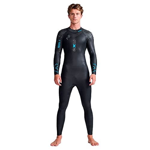 Image of 2XU Mens P:2 Propel Wetsuit Black/Aloha XL