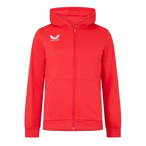 Image of Castore Mens Zip Br Hoody True Red XXL